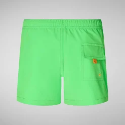 Costumi Da Bagno^Save The Duck Costume Da Bagno Bambino Adao Verde Fluo