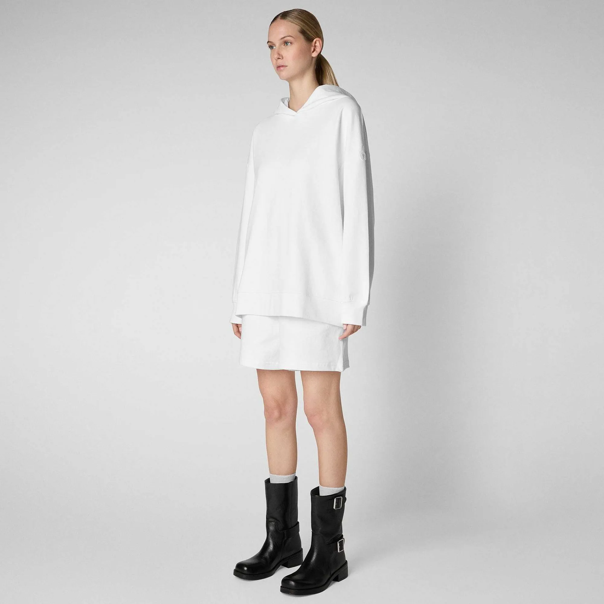 T-Shirt & Felpe^Save The Duck Felpa Donna Ode In Bianco