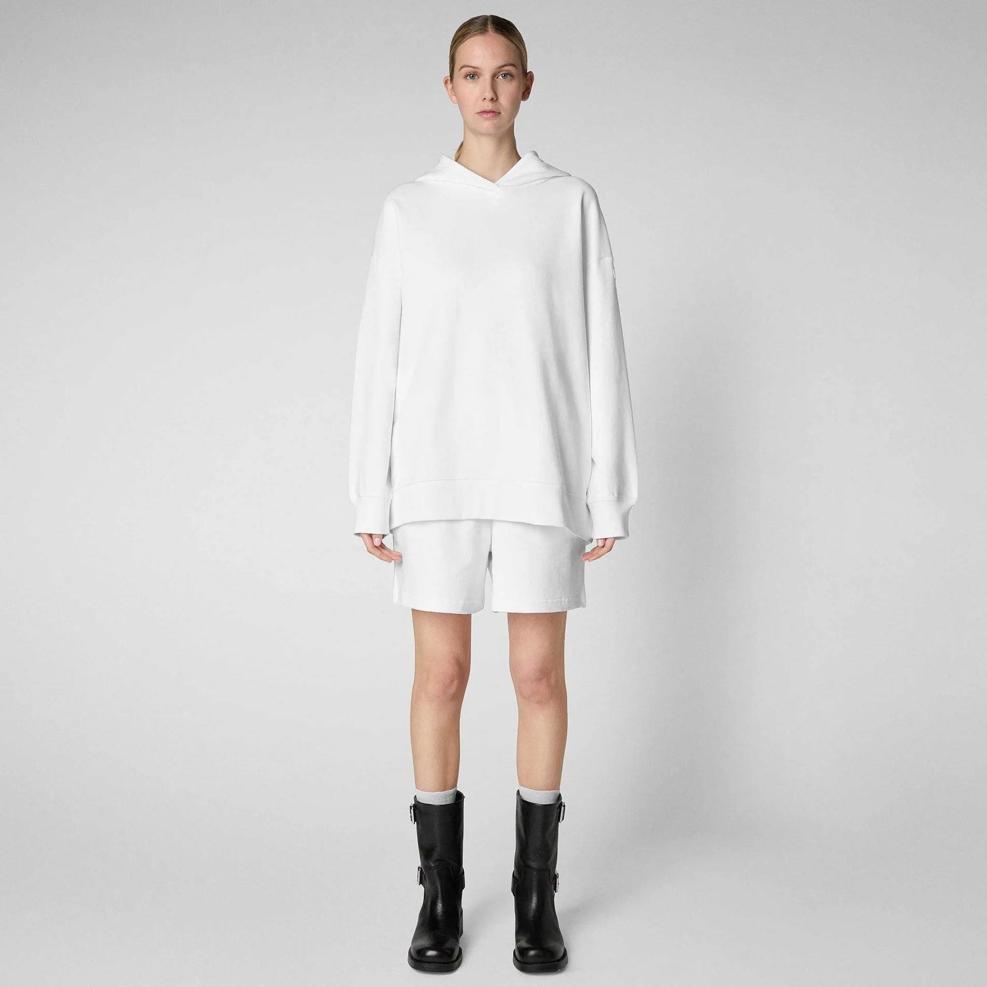 T-Shirt & Felpe^Save The Duck Felpa Donna Ode In Bianco