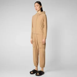 T-Shirt & Felpe^Save The Duck Felpa Donna Pear Beige Biscotto