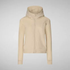 T-Shirt & Felpe^Save The Duck Felpa Donna Pear Beige Crema