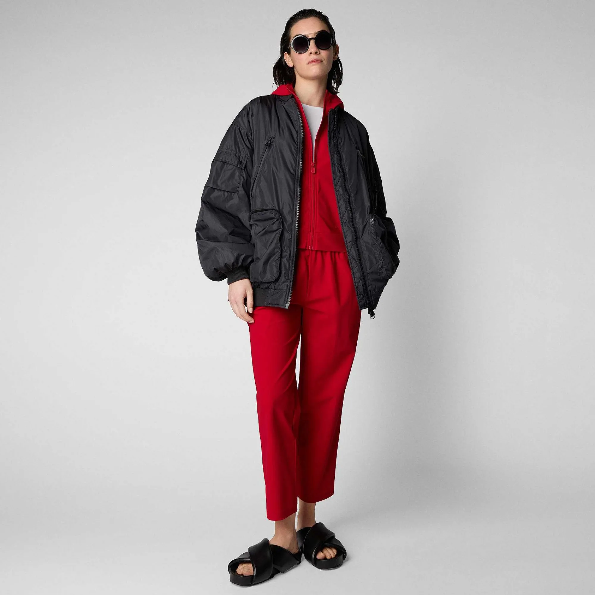 T-Shirt & Felpe^Save The Duck Felpa Donna Pear Rosso Pomodoro