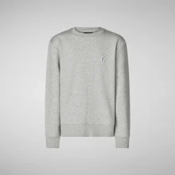 T-Shirt & Felpe^Save The Duck Felpa Unisex Bambino Dano Grigio Melange