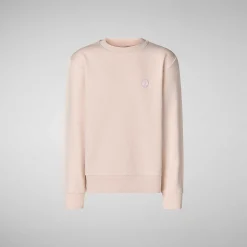 T-Shirt & Felpe^Save The Duck Felpa Unisex Bambino Dano Rosa Pallido