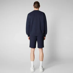 Magliette & Felpe^Save The Duck Felpa Uomo Silas In Blu Navy