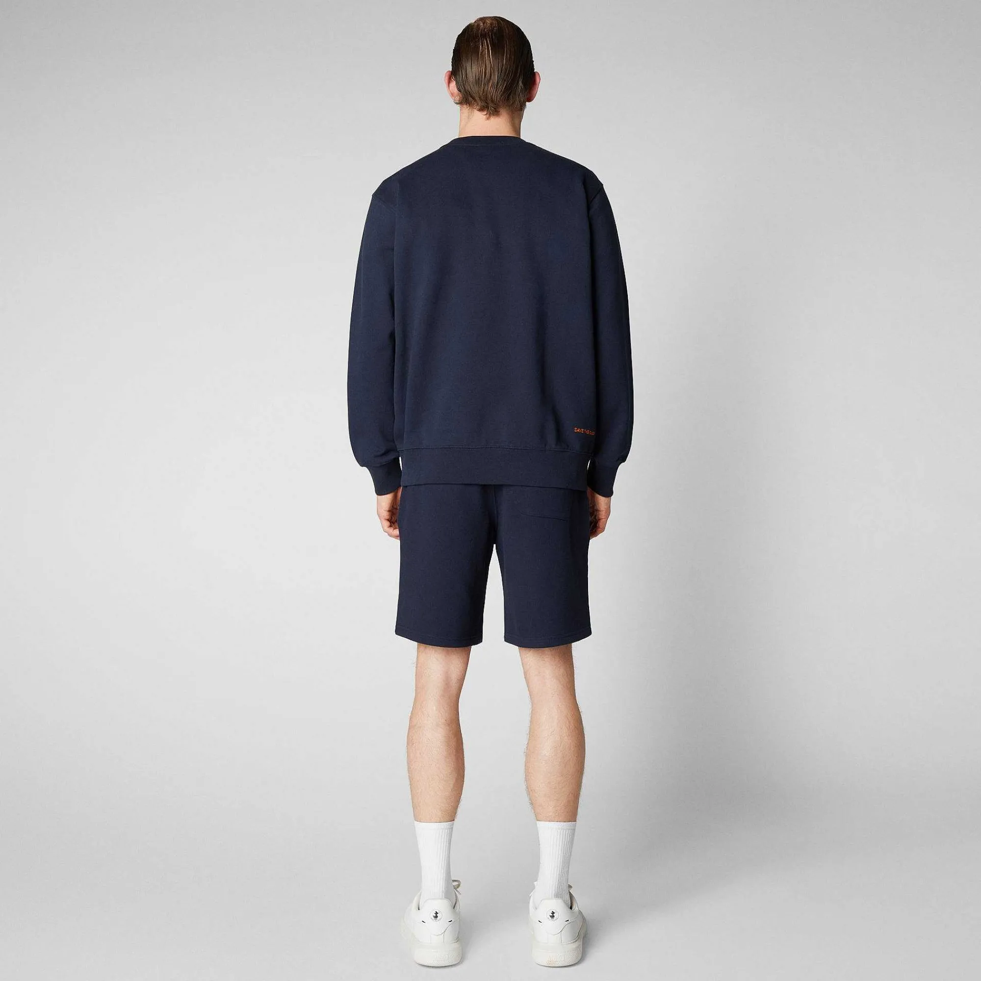 Magliette & Felpe^Save The Duck Felpa Uomo Silas In Blu Navy