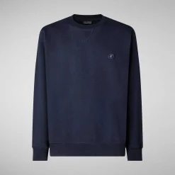 Magliette & Felpe^Save The Duck Felpa Uomo Silas In Blu Navy