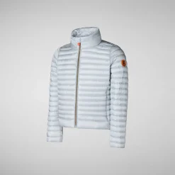 Piumini Animal-Free^Save The Duck Giacca Bambina Aya Crystal Grey