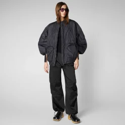 Giacche^Save The Duck Giacca Bomber Unisex Ciara Nero