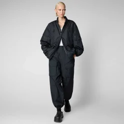 Giacche^Save The Duck Giacca Bomber Unisex Usher Blu Notte