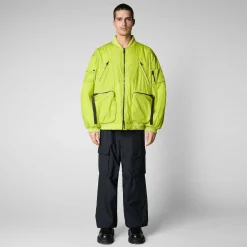 Giacche^Save The Duck Giacca Bomber Unisex Usher In Verde Lime