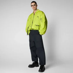 Giacche^Save The Duck Giacca Bomber Unisex Usher In Verde Lime