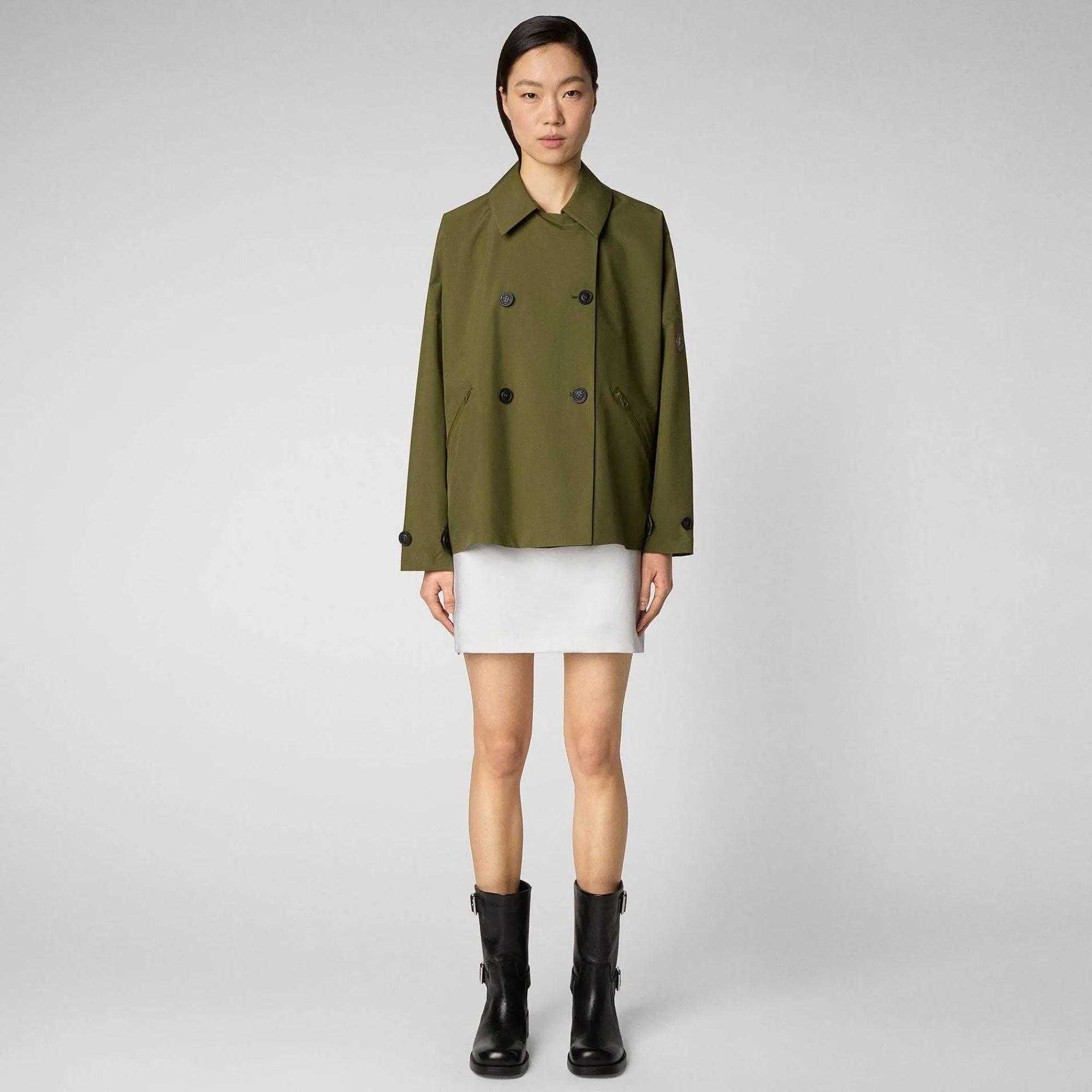 Giacche^Save The Duck Giacca Donna Ina Verde Oliva