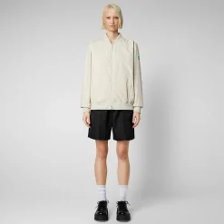 Giacche^Save The Duck Giacca Unisex Olen Beige Crema