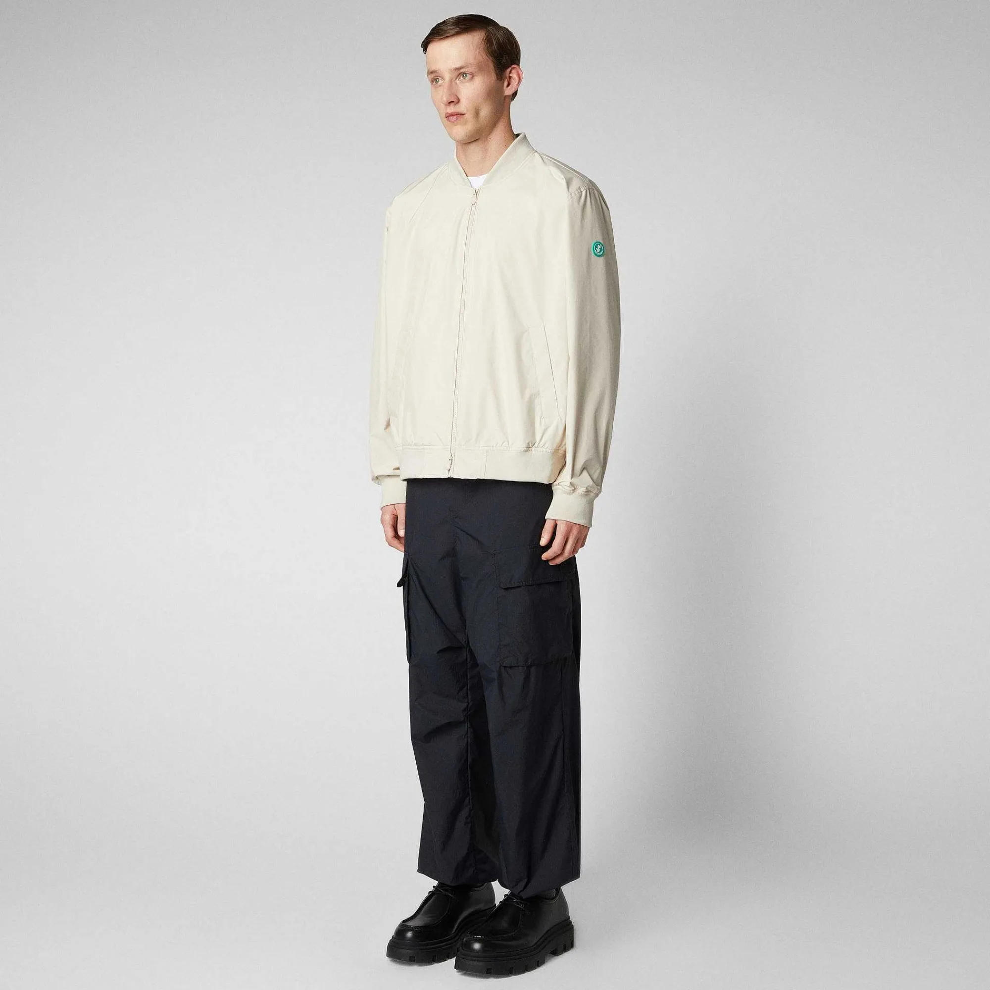 Giacche^Save The Duck Giacca Unisex Olen Beige Crema