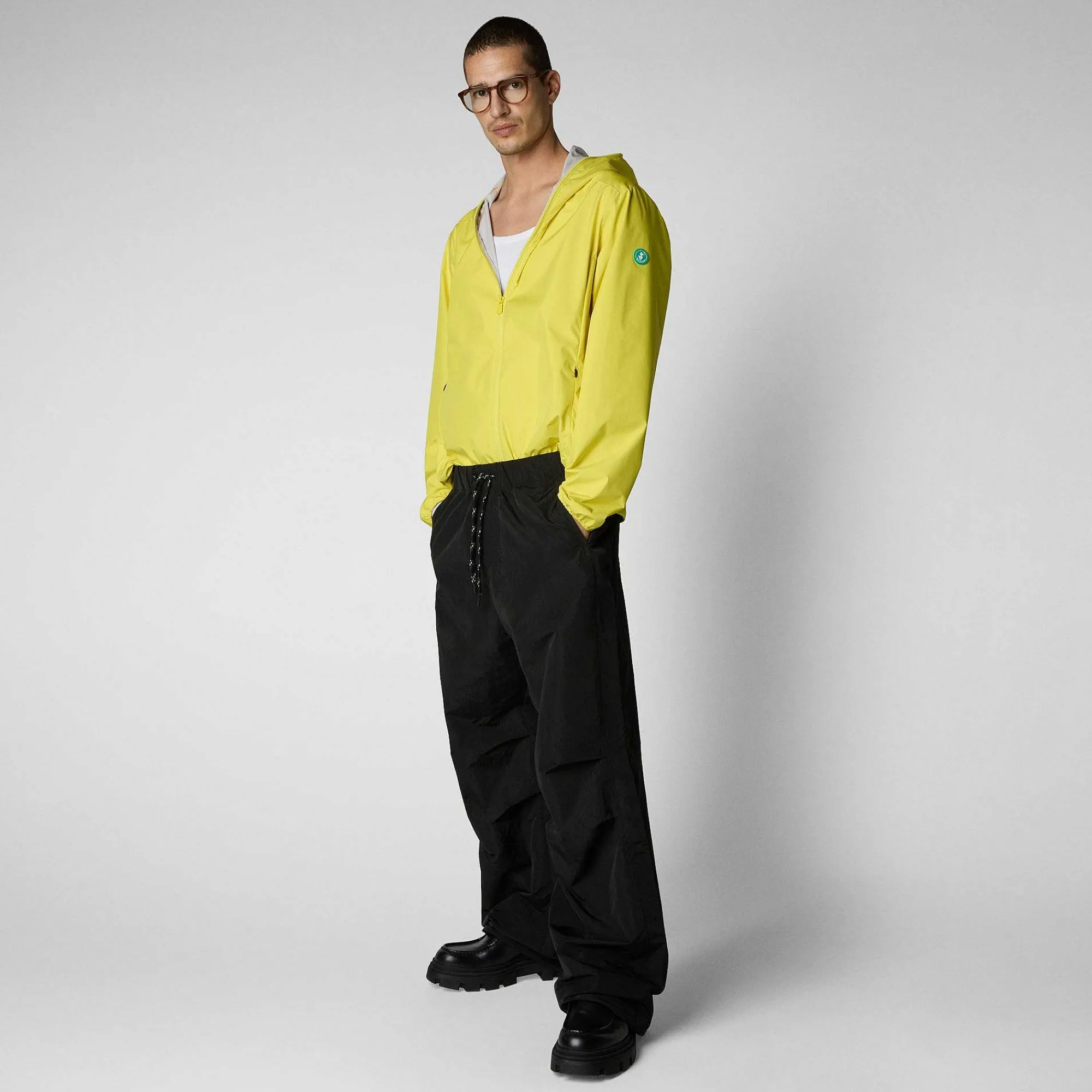 Giacche^Save The Duck Giacca Uomo Zayn Giallo Sole