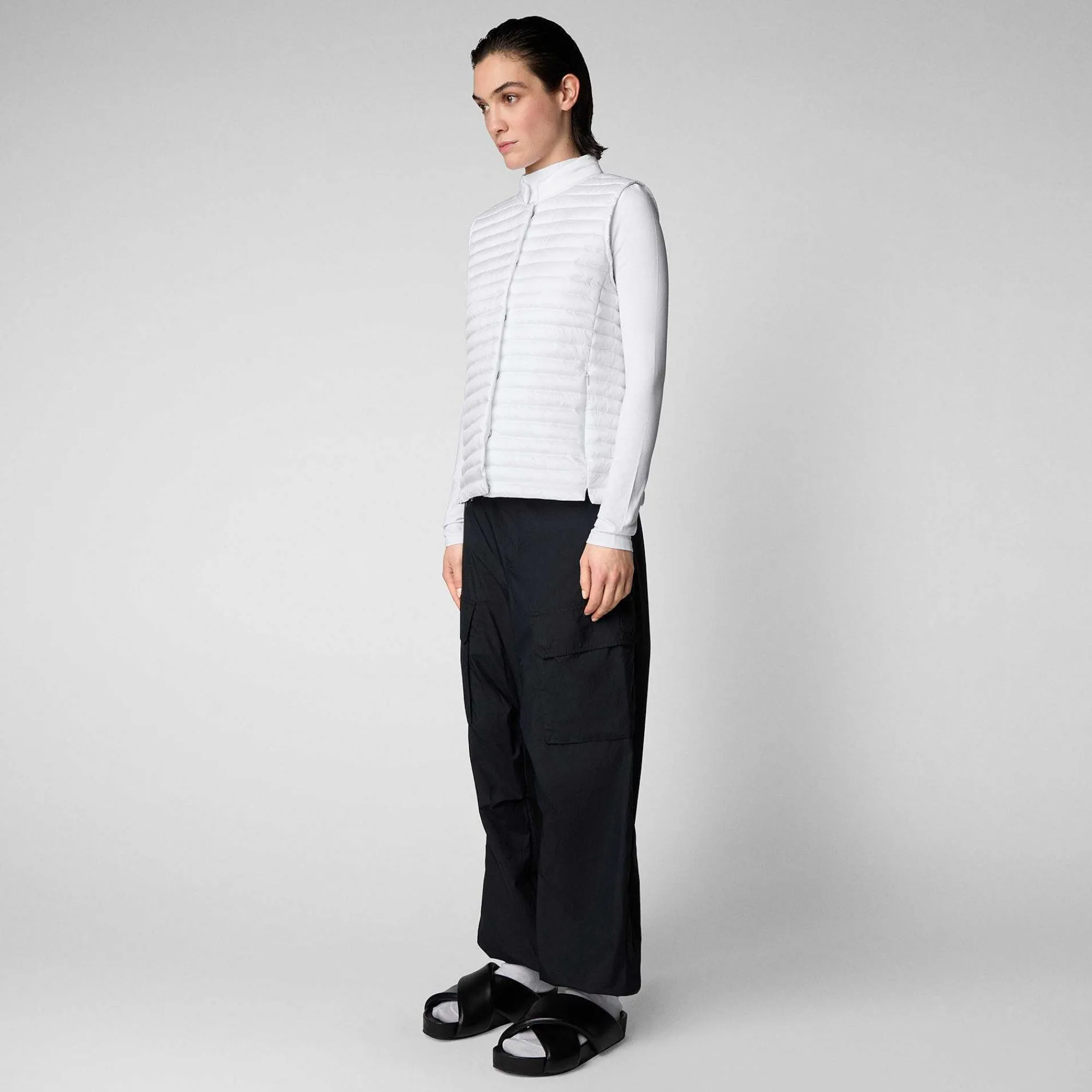 Gilets^Save The Duck Gilet Donna Aria Bianco