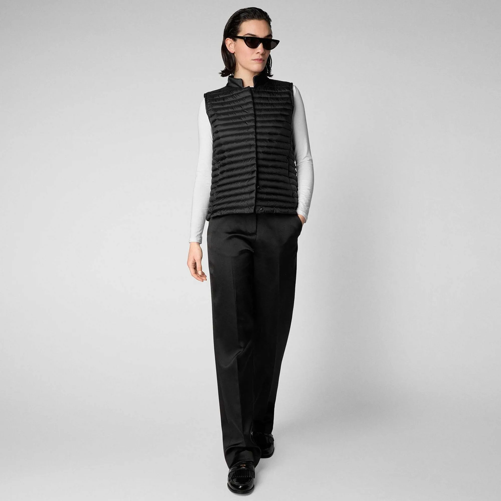 Gilets^Save The Duck Gilet Donna Aria Nero