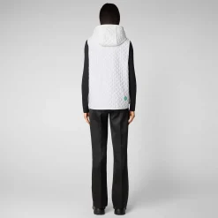 Gilets^Save The Duck Gilet Donna Femi Bianco