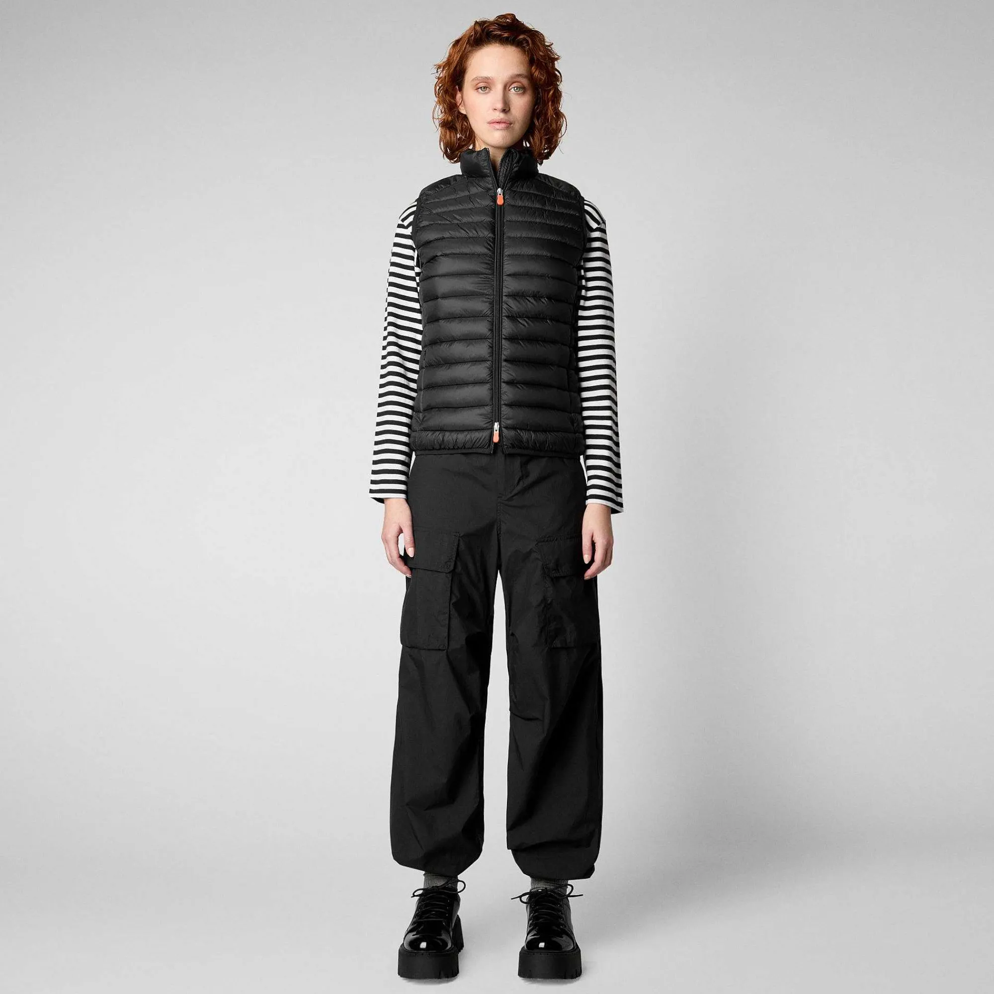 Gilets^Save The Duck Gilet Imbottito Donna Charlotte Nero
