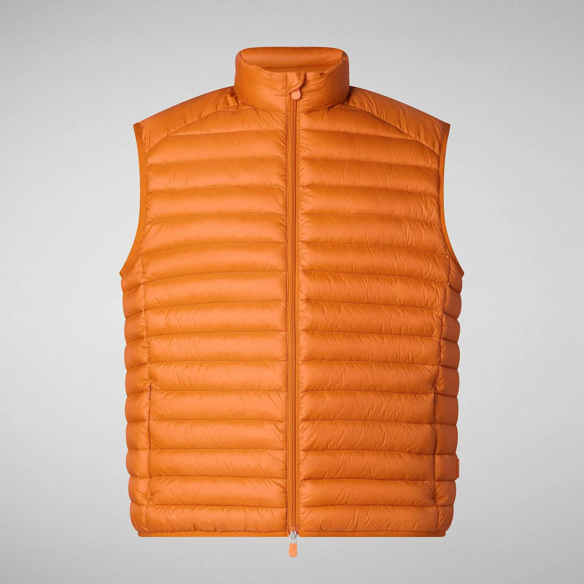 Gilets^Save The Duck Gilet Imbottito Uomo Adam Arancione Ambra