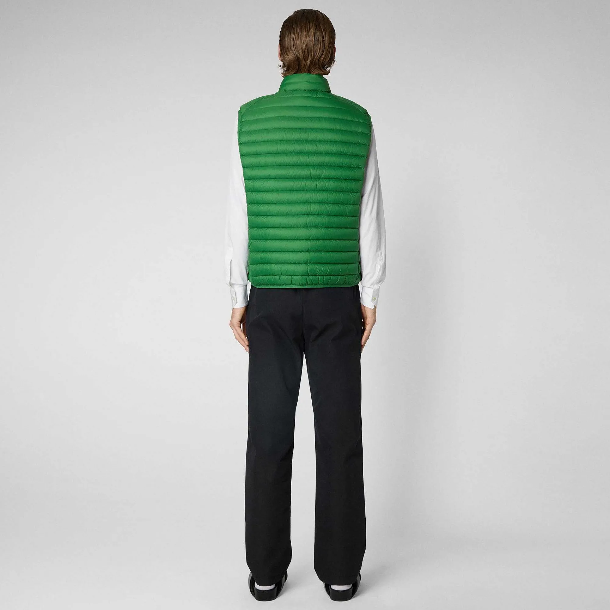 Gilets^Save The Duck Gilet Imbottito Uomo Adam Verde Foresta