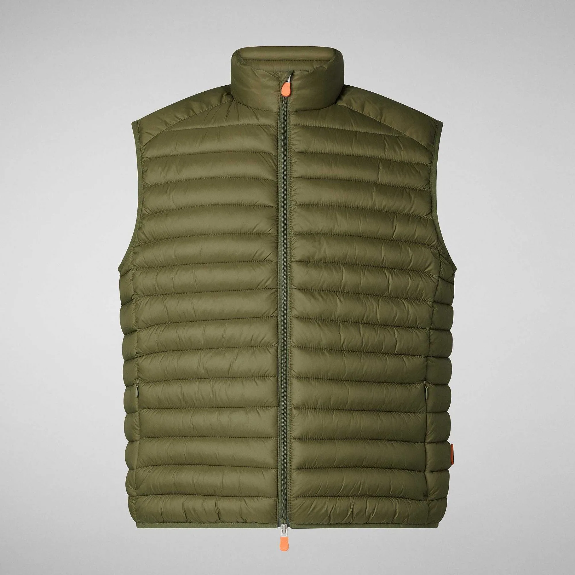 Gilets^Save The Duck Gilet Imbottito Uomo Adam Verde Oliva