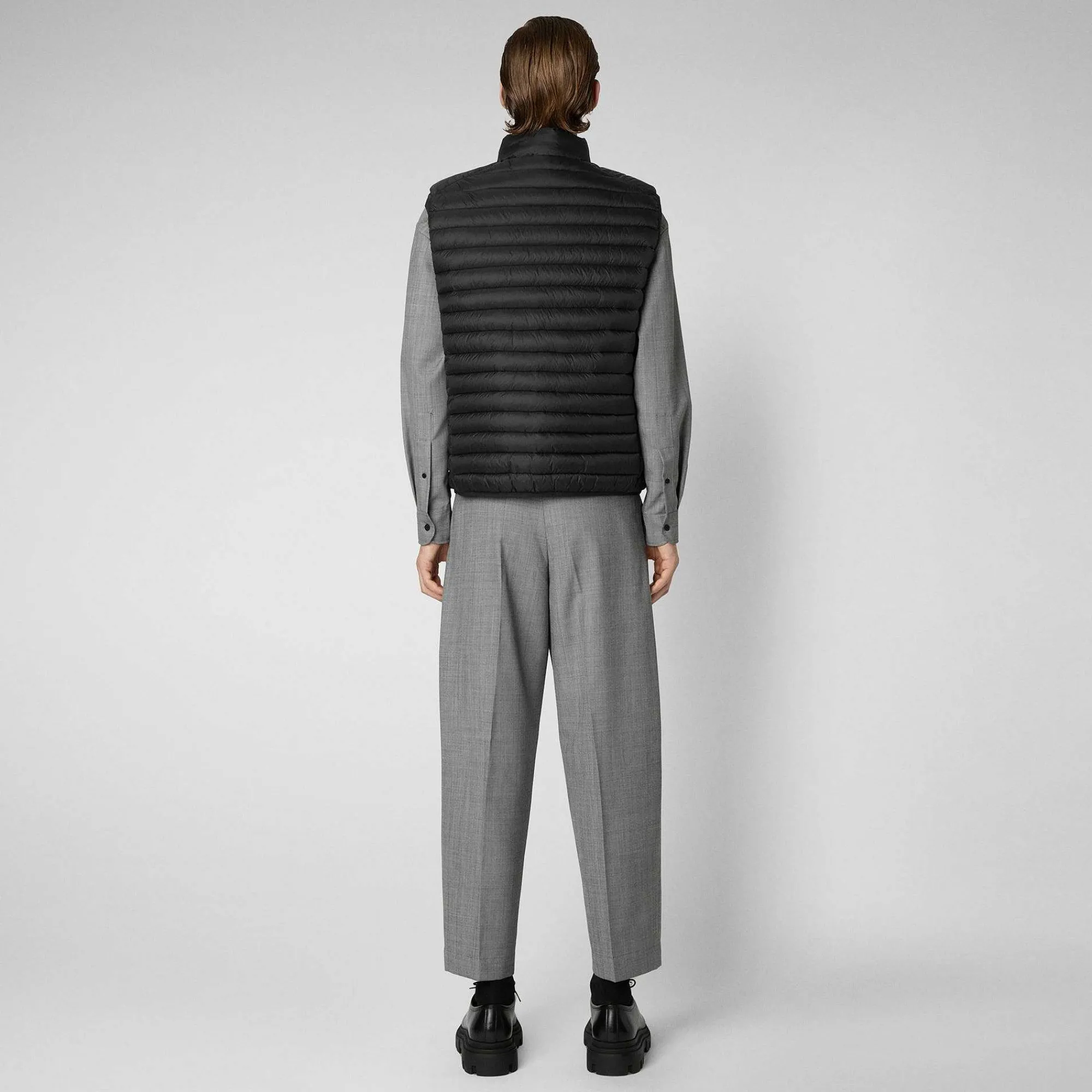 Gilets^Save The Duck Gilet Imbottito Uomo Adam Nero