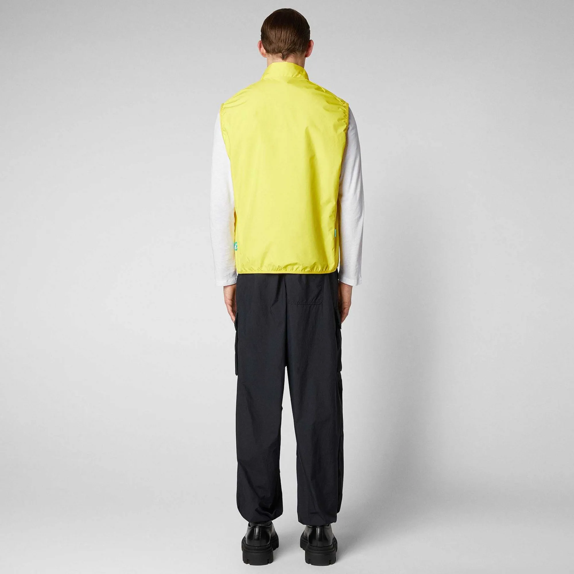 Gilets^Save The Duck Gilet Imbottito Uomo Mars Giallo Sole