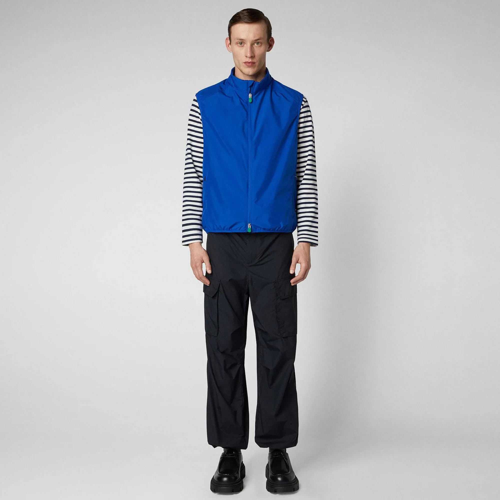Gilets^Save The Duck Gilet Imbottito Uomo Mars Blu Elettrico