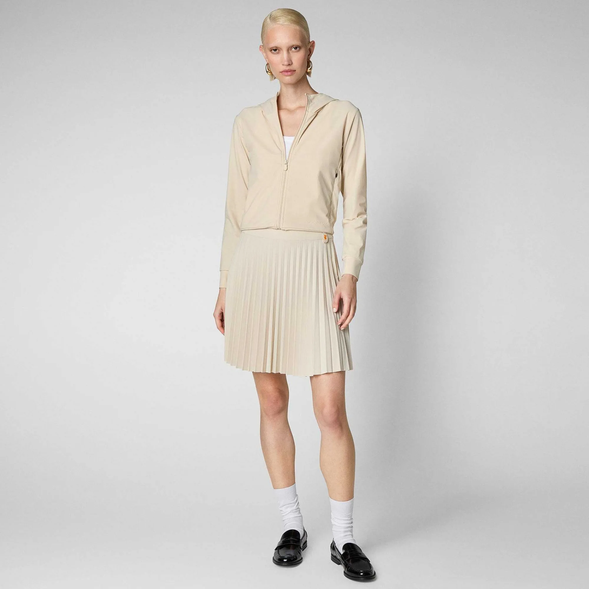 Pantaloni & Gonne^Save The Duck Gonna Donna Ilsa Beige Crema