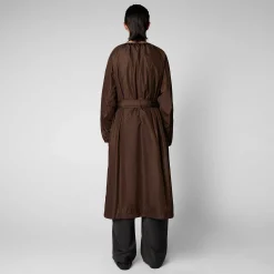 Impermeabili^Save The Duck Impermeabile Donna Mava Soil Brown