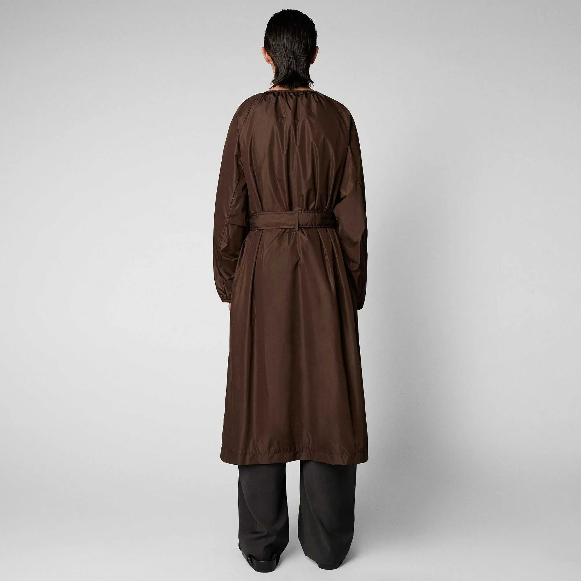 Impermeabili^Save The Duck Impermeabile Donna Mava Soil Brown