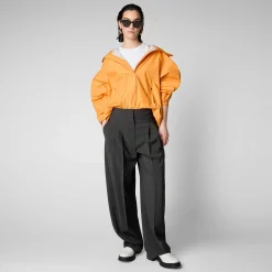 Impermeabili^Save The Duck Impermeabile Donna Suki Arancione Acceso