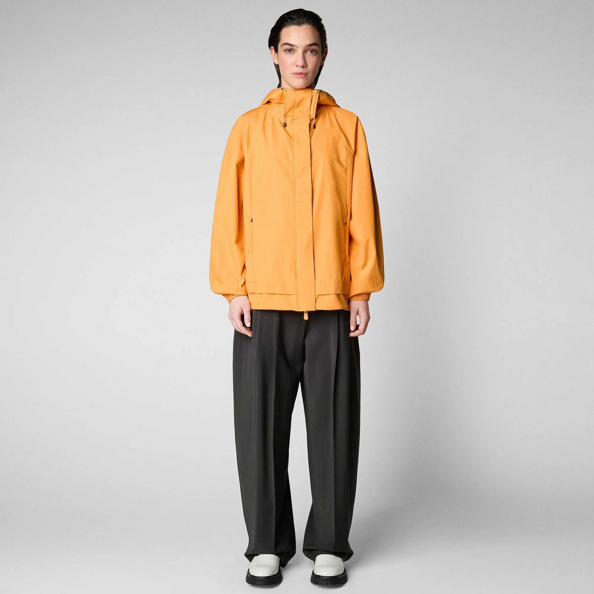 Impermeabili^Save The Duck Impermeabile Donna Suki Arancione Acceso