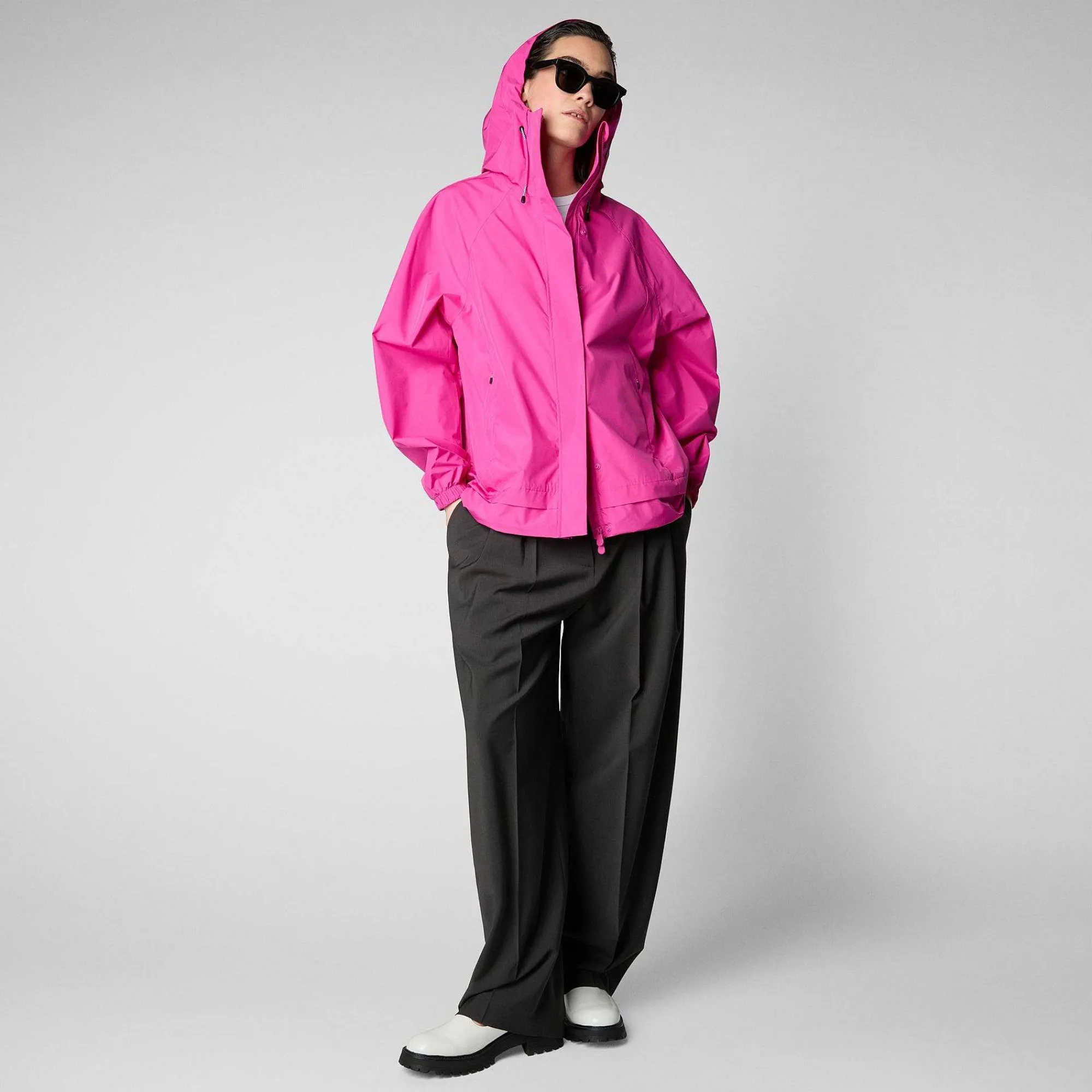 Impermeabili^Save The Duck Impermeabile Donna Suki Fucsia