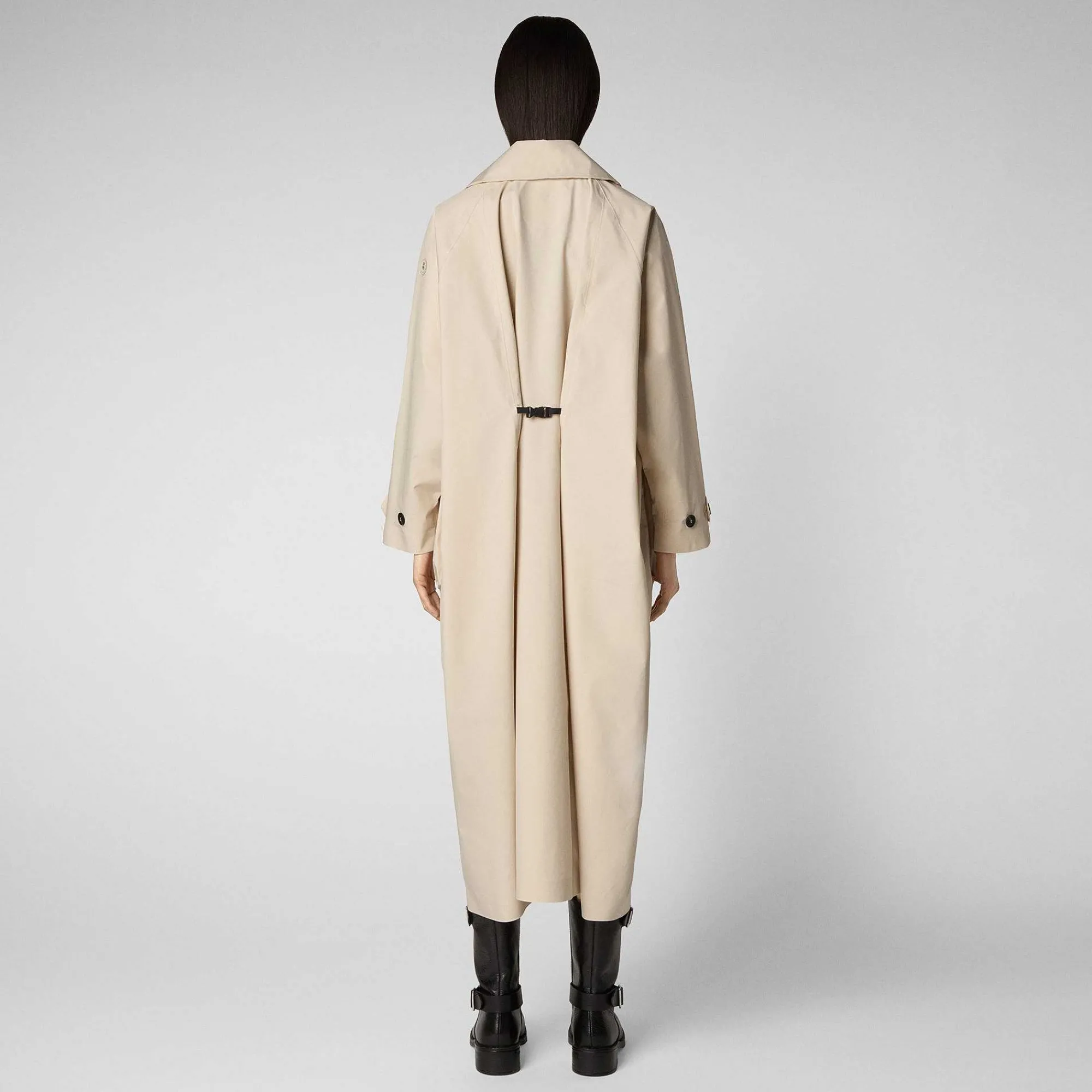Impermeabili^Save The Duck Impermeabile Donna Yani Beige Crema