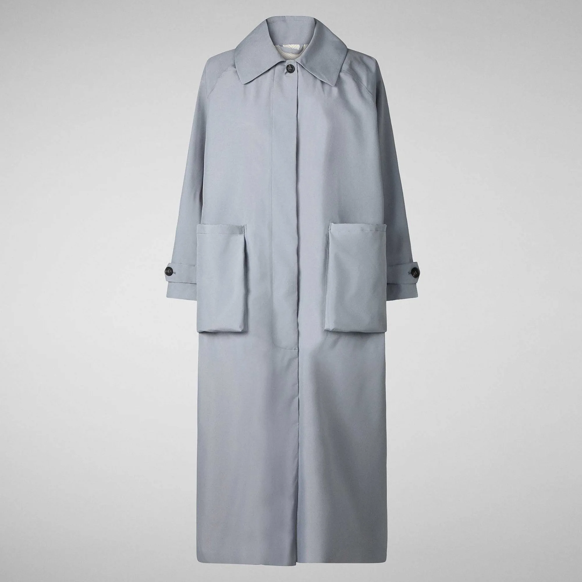 Impermeabili^Save The Duck Impermeabile Donna Yani Grigio Ardesia