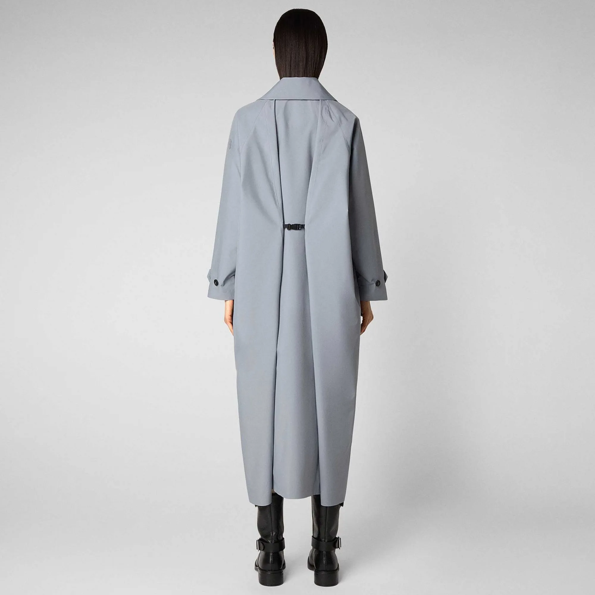 Impermeabili^Save The Duck Impermeabile Donna Yani Grigio Ardesia