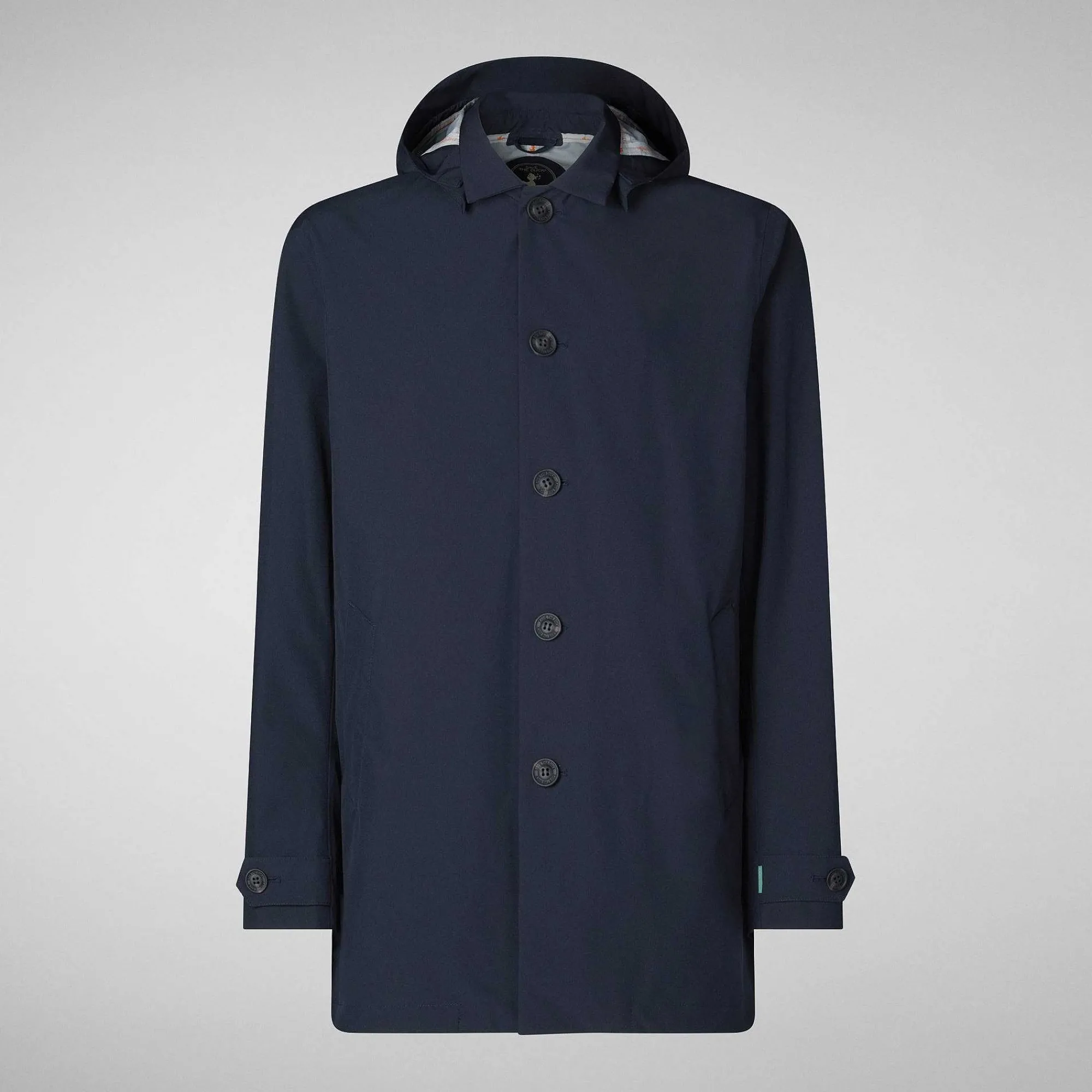 Impermeabili^Save The Duck Impermeabile Uomo Benjamin Blu Nero