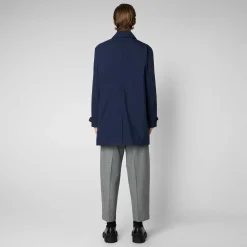 Impermeabili^Save The Duck Impermeabile Uomo Rhys Blu Navy