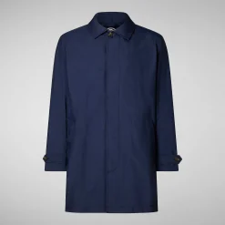 Impermeabili^Save The Duck Impermeabile Uomo Rhys Blu Navy