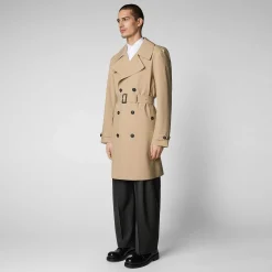 Impermeabili^Save The Duck Impermeabile Uomo Zarek Sturdust Beige