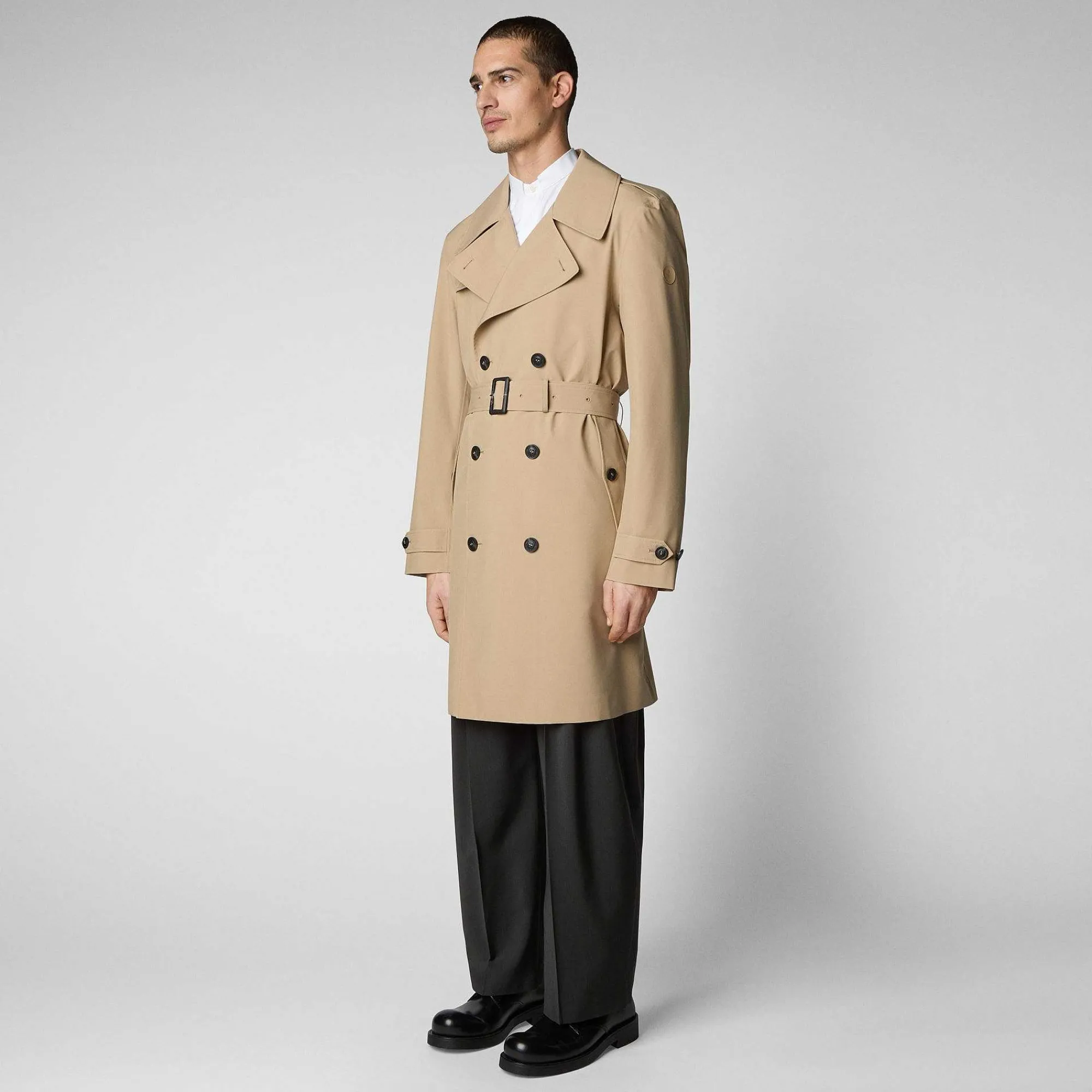Impermeabili^Save The Duck Impermeabile Uomo Zarek Sturdust Beige
