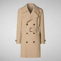 Impermeabili^Save The Duck Impermeabile Uomo Zarek Sturdust Beige