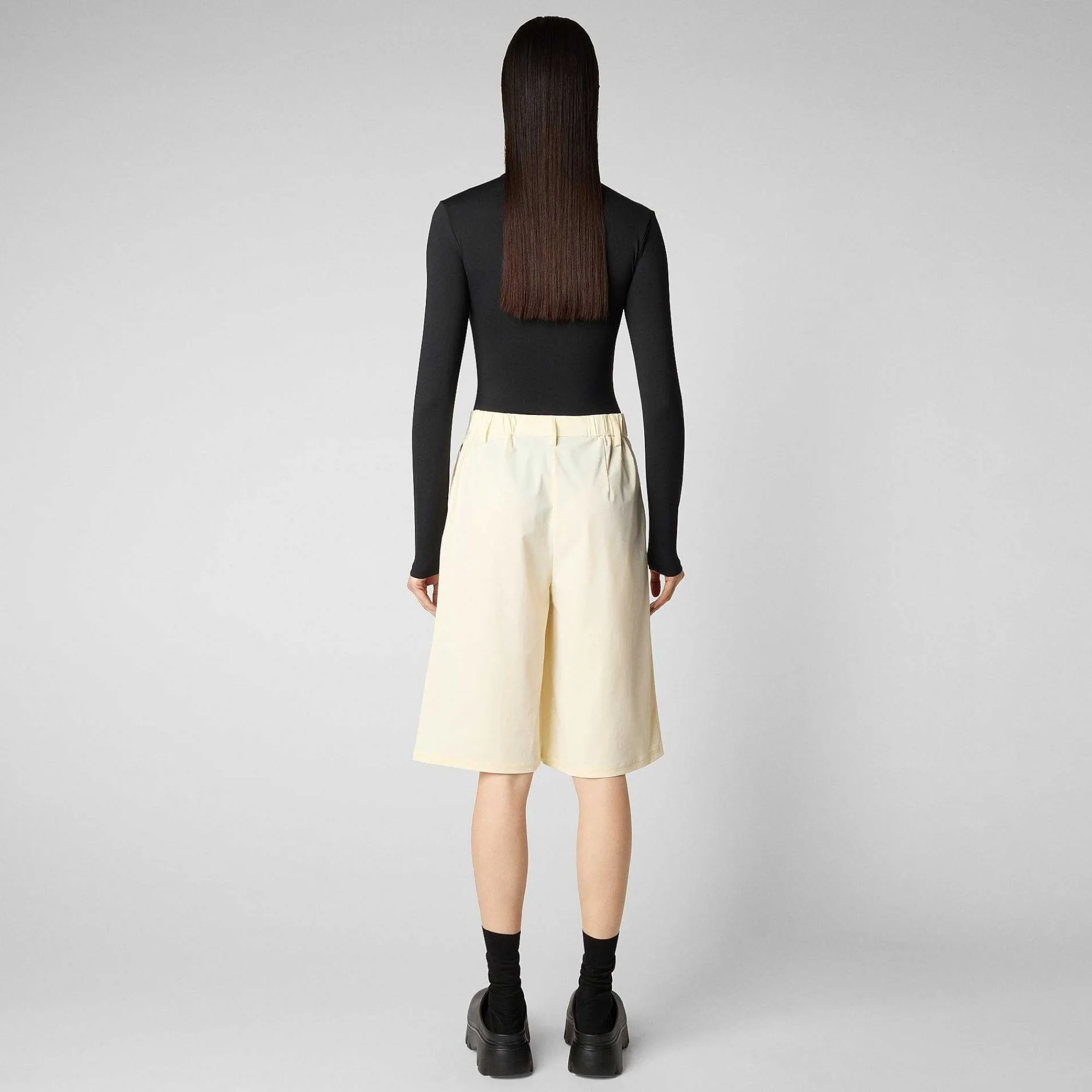 Pantaloni & Gonne^Save The Duck Pantaloni Donna Fiara Bianco Vaniglia