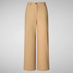 Pantaloni & Gonne^Save The Duck Pantaloni Donna Gita Beige Biscotto