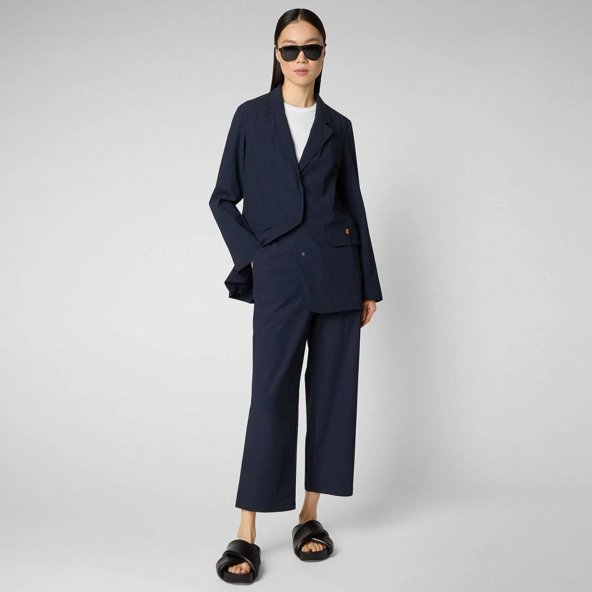 Pantaloni & Gonne^Save The Duck Pantaloni Donna Gita Blu Navy
