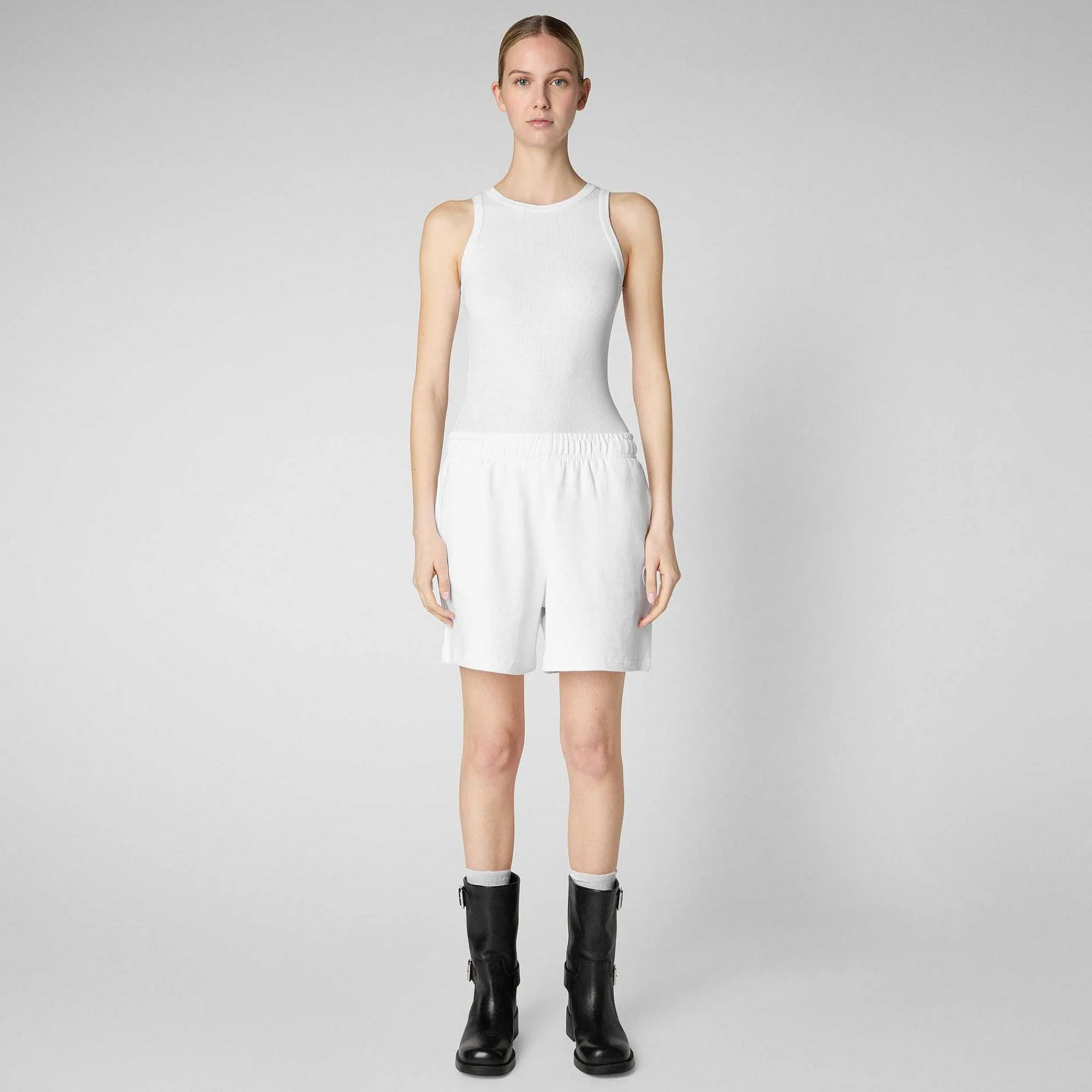 Pantaloni & Gonne^Save The Duck Pantaloni Donna Halima In Bianco