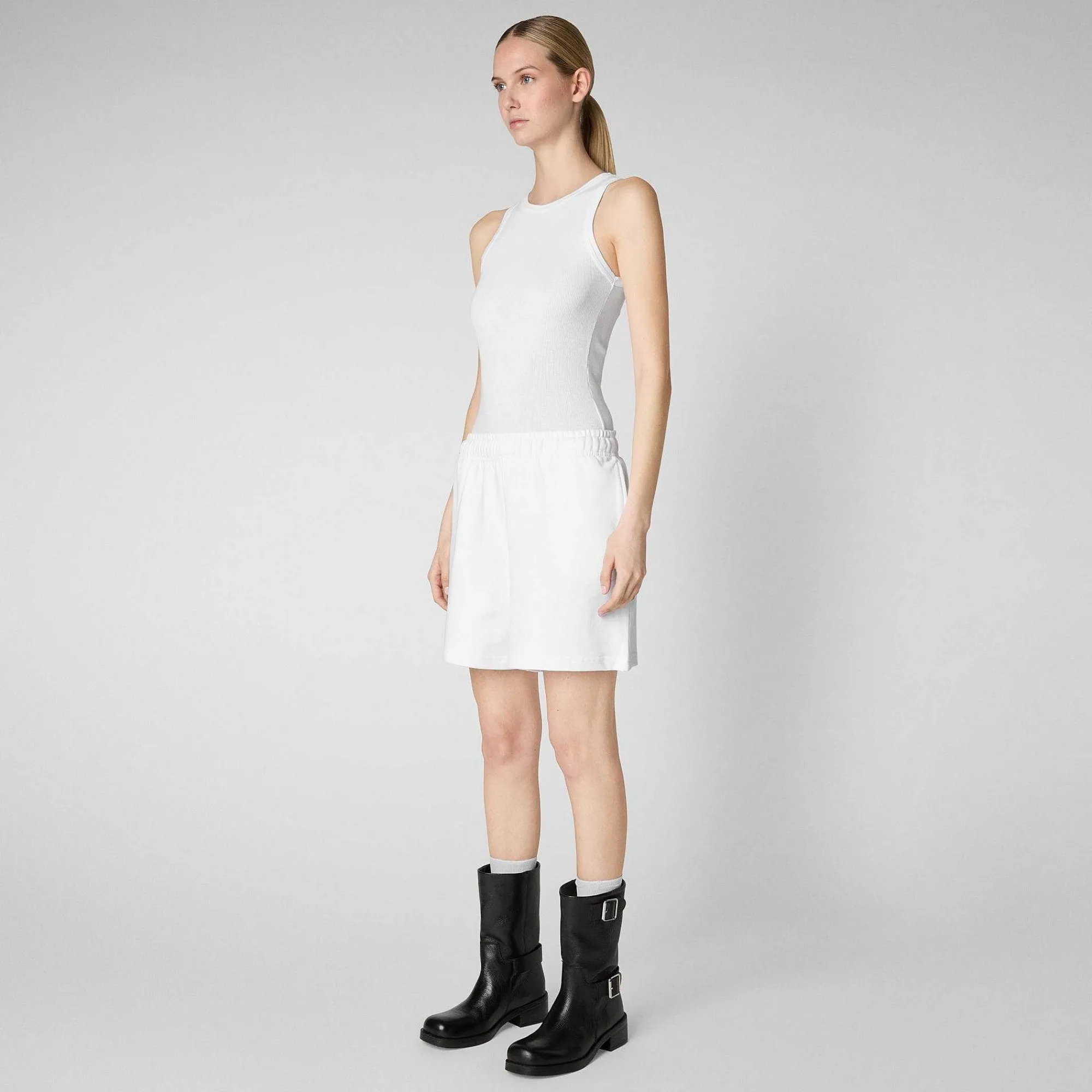 Pantaloni & Gonne^Save The Duck Pantaloni Donna Halima In Bianco